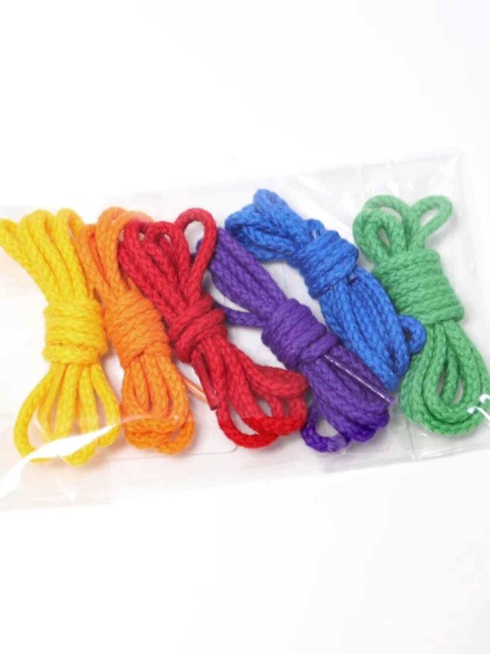 NWT Grimm's Toys Rainbow Laces for Threading